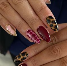 Manly Nails, Designs For Short Nails, Leopard Print Nails, Summery Nails, Basic Nails, Almond Acrylic Nails, Dream Nails, Favorite Season, Fire Nails