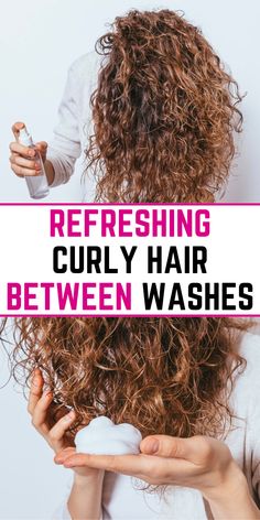 Extend the life of your curly hairstyle with these expert-approved techniques for refreshing your curls between washes. Explore the best products and methods for reviving limp, frizzy curls, including tips for refreshing after sleeping on your hair. Keep your curls looking their best all week long. Hair Routine For Long Hair, Pineapple Method Curls Sleep, Curly Hair Method Products, Curly Hair Bedtime Routine, Sleeping With Curls, Thick Curly Hair Routine, Day 2 Curly Hair Refresh, Second Day Curly Hair Refresh, Best Curly Hair Routine