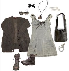 Countryside Aesthetic Outfit, Dresses Outfits, Percy Jackson, Matilda, Pretty Outfits