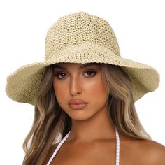 PRICES MAY VARY. MATERIAL: This women's beach hat is made of Eco-Friendly Paper Straw, which makes it lightweight and flexible. Lots of classic and fantastic colors are designed for different preference to match all of your clothing, super versatile. SIZE: One Size Fit Most. Fit for Head circumference 21.5-22.8 Inch/54.6-58cm. Our summer straw hat comes with a draw string that located under the sweat band to adjust the diameter of the hat (To make it tighter or looser if needed). JUST RIGHT BRIM Womens Beach Hat, Summer Hats Beach, Summer Straw Hat, Beach Hats, Summer Hats For Women, Straw Sun Hat, Sun Hats For Women, Hat For Women, Beach Hat