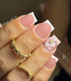 Short Fall Nails Ideas, Short Latina Nails, French Tip Ideas, Pink Tip Nails, Quinceanera Nails, Neon Acrylic Nails, Simple Acrylic Nails