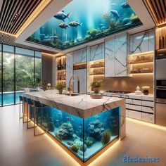 Kitchen Aquarium, Luxury Living Room Inspiration, Building Design Plan, Interior Design Career, Front Gate Design, Futuristic Interior, Dream House Rooms