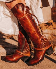 Wide Calf Leather Boots, Freebird Boots, Chic Dresser, Potato Sack, Handcrafted Boots, Freebird By Steven, Tall Leather Boots, Estilo Chic, Brown Heels