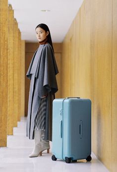 Magazine Concept, Bag Photoshoot, Pavilion Chair, Rimowa Essential, Rimowa Luggage, Mint Outfit, Retail Facade, Design Loop, Holiday Photoshoot