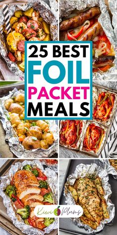 Try our delicious Foil Packet Meals! Our Foil Packet Recipes include grilled chicken, shrimp, salmon, and fish, as well as tasty sides like potatoes and vegetables. Impress your guests with Foil Packet BBQ and Garlic Butter flavors, or take Foil Packet Hobo Meals on your next camping trip. Save time with Foil Packet Meal Prep, and enjoy a hassle-free dinner any night of the week! Healthy Foil Packet Meals, Outdoor Cooking Ideas, Wraps Recipes Healthy