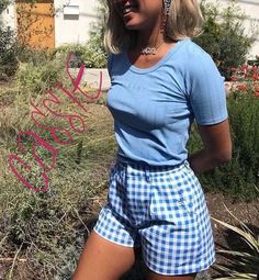 Fun Preppy Outfits, 90s Casual Outfits Summer, Sliming Outfit Ideas Summer, Summer Outfits 90s Style Vintage, 1980s Outfits Summer, 60s Shorts Outfits, 80 Summer Outfits, 80s Outfits Preppy, Retro Summer Outfits 70s