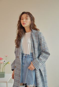 Kore Ulzzang, Mode Ulzzang, Korean Fashion Trends, Ulzzang Fashion, Moda Vintage, Jeans Rock, Korean Street Fashion