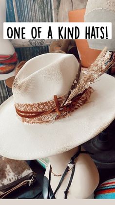 Fashion Outfits With Hats, Womens Western Hats, Womens Hats Fashion, Cowboy Hat Design, Bohemian Hats, Custom Cowboy Hats, Cowboy Hat Bands, Custom Made Hats, Mens Hats Fashion