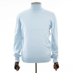 Slip into comfortable designer stylings in this handsome long-sleeved turtleneck with a traditional ribbed cuff design for versatility when paired with casual or semi-formal outfits. Light Blue Long Sleeve, Semi Formal Outfits, Cuff Design, Formal Outfits, L And Light, Long Sleeve Turtleneck, Formal Outfit, Blue Long Sleeve, Semi Formal