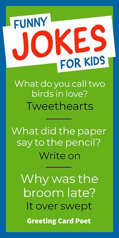 funny jokes for kids with the words, what do you call two birds in love?