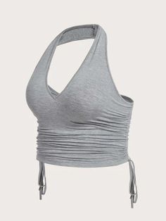 SHEIN Blusa con encaje en contraste de manga raglán | SHEIN USA Cute Halter Tops, Tops Collage, Halter Neck Top Outfit, Shein Crop Tops, Crop Tops Plus Size, Y2k Outfits Pink, Crop Top Outfits Summer, Light Pink Crop Top, Light Blue Crop Top