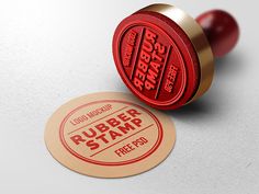 a rubber stamp with the words rubber stamp on it