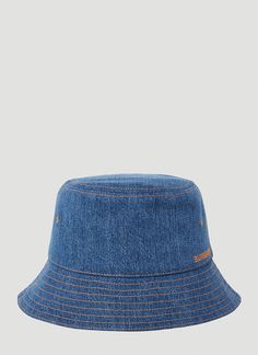 Cotton denim bucket hat. Flat crown Dropped brim Front logo embroidery 100%COTTON Color: Blue Code: 8070819 B6406 SKU: bur0253078blu Our Products Are 100% Genuine. In All Cases We Stand By The Authenticity Of Every Product Sold On Our Site.