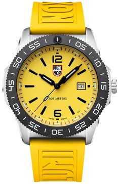 Luminox Watch Pacific Diver 3120 Series XS.3125 Watch | Jura Watches Unique Watches, Stainless Steel Watch, Diver, Stainless Steel Case, The Globe