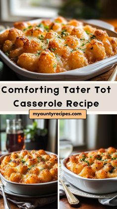 this comforting tater tot casserole recipe is the perfect way to use leftovers