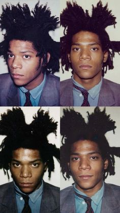 four men with dreadlocks on their heads and one wearing a suit, the other in a tie