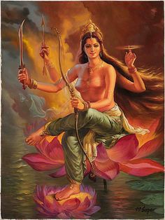 Tara Goddess, Saraswati Goddess, Shakti Goddess, Kali Goddess, Vedic Art, Goddess Artwork, मोबाइल वॉलपेपर, The Hindu, Bow And Arrow