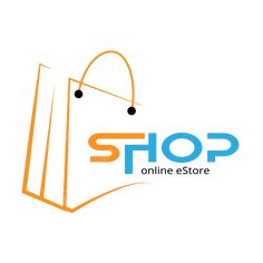 the logo for shop online store