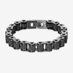 Features: Quick ShipCircumference: 9 InchJewelry Closure: Fold Over ClaspLink Construction: SolidMetal Color: BlackChain Length: 9 InchChain Width: 14 MillimetersChain Construction: LinkCare: Wipe CleanBracelet Type: Chain BraceletsMetal: Stainless SteelCountry of Origin: Imported Metal Chain Link Bracelets, Black Box Chain Bracelet, Black Box Chain Bracelet Jewelry, Round Metal Chain Bracelet, Stainless Steel Round Chain Bracelets, Round Stainless Steel Chain Bracelets, Metal Box Chain Bracelet, Stainless Steel Link Bracelet With Strap, Stainless Steel Link Bracelet Jewelry