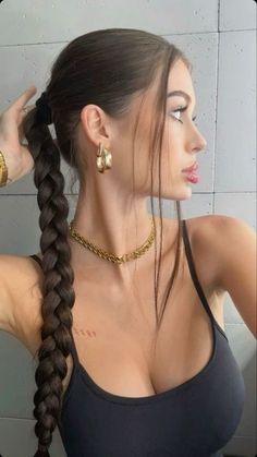 Hair Stylies, Hair Stylist Life, Sleek Hairstyles, Easy Hairstyles For Long Hair, Hairstyles For School, Aesthetic Hair, Pretty Hairstyles, Up Hairstyles, Summer Hairstyles