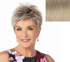 With a short silhouette and wispy bangs, this lightweight pixie-cut wig is a no-fuss way to update your 'do. Wear it for an instant fashionable refresh (so sassy and chic!) or a fast and easy answer to a bad hair day.   The cap is designed with a resilient stretch lace material that actually molds to the shape of the head for a comfortable, custom-like fit. Additional comfort features include a wide velvet band at the front hairline to prevent friction, open wefting on top for a light, cool fit, Shaving Beard, Red To Blonde, Adaptive Clothing, Subtle Beauty, Pixie Cut Wig, Wispy Bangs, Beauty Storage, Lace Material, Brown To Blonde