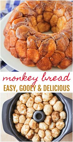 monkey bread is an easy, gooey and delicious dessert