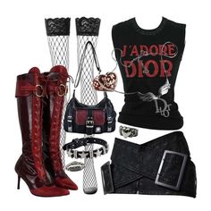 Dark Gothic Outfit, Alternative Party Outfit, Dark Alternative Aesthetic, Baddie Vibes Aesthetic, Grunge Glam Outfits, Goth Baddie Outfits, Party Outfit Baddie, Goth Outfits Casual, Vampire Goth Aesthetic