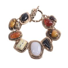 PRICES MAY VARY. Title: LUREME Vintage Ethnic Big Stones Bracelet for Women with Turquoise White Yellow Colorful Stones Charm Bracelet(bl003561). Product Type: Departments > Women > Jewelry > Bracelets > Link Retro Bracelet, Trending Bracelets, Chunky Bracelets, Natural Stone Bracelets, A Bracelet, Funky Jewelry, Jewelry Lookbook, Statement Bracelet, Boho Vintage