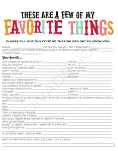 This Templates item by DrDivaDesigns has 69 favorites from Etsy shoppers. Ships from United States. Listed on Jul 9, 2024 Coworker Favorite Things List, Staff Get To Know You Questions, Work Games To Motivate, Employee Favorite Things List, Staff Morale, Staff Motivation