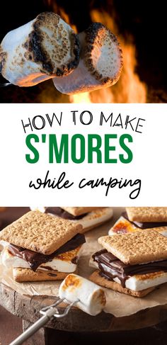 how to make s'mores while camping