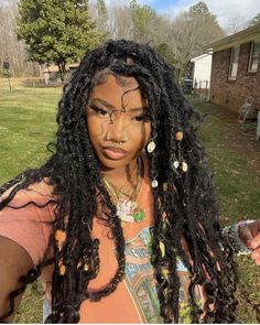 Boho Locs, Girls Braids, Butterfly Clips, African Braids Hairstyles