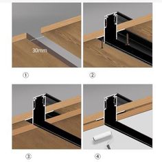 Led Schienenstrahler Set 2 Reihen von 6m aus Aluminium 22 flammig Art