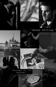 black and white photo collage with text reading wendy daring