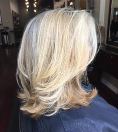 Copper Babylights, Lob Straight, Straight Fine Hair, Brunette Lob, Medium Blonde Hair, Medium Length Hairstyles, Ash Blonde Hair, Medium Blonde, Haircut And Color