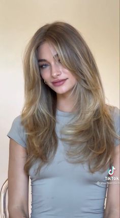 Curtain Bangs Long Hair To Show Hairdresser, Long Layered Hair With Long Curtain Bangs, Haircut Ideas Layers Curtain Bangs, Super Long Curtain Bangs, Layers In Long Blonde Hair, 90s Front Layers, Bangs And Front Layers, Long Bangs Layered Haircut, Long Hair Short Face Framing Layers