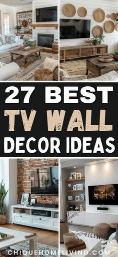 the best tv wall decor ideas for living room