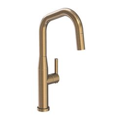 an image of a kitchen faucet with the handle on it's side