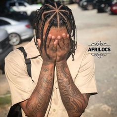 Braided For Men, Mans Braid Hairstyle, Men Hair Braids Style, Braids On Men Black, Black Boys Braided Hairstyles, Fade With Braids, Braid Styles For Boys Kids, Box Braid Designs For Men, Box Twists Hairstyles Men