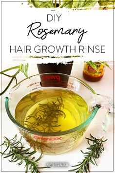 You’ve probably noticed this latest trend circling on the internet - rosemary water for hair growth! Well, how do you make this rosemary water and how does it benefit hair growth? Rosemary Hair Rinse, Rosemary Water For Hair Growth, Rosemary Water For Hair, Rosemary For Hair, Rosemary Hair, Homemade Hair Treatments, Thick Hair Growth