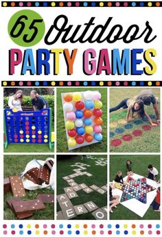 the ultimate guide to outdoor party games for kids and adults that are easy to make