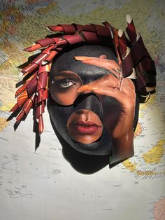 This mask echoes far beyond it's wh!spers. Mask Emotion, Upcycle Face Masks, Artistic Theater Eye Mask, Artistic Handmade Black Masks, Masked Figure, Artistic Black Theater Mask, Handmade Mask, Buffalo Ny, Collage Paper