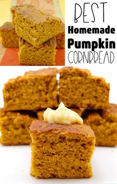 the best homemade pumpkin cornbread recipe is made with just three ingredients and it's so easy to make