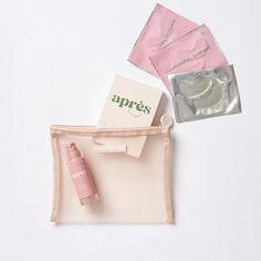 Balance Kit - Après Beauty Goodie Bag Aesthetic, Bag Spill, Cute Skincare, Makeup Packaging, Creative Advertising Photography, Amenity Kits, House Products, Serum Face, Makeup Package