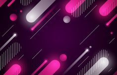 an abstract purple background with lines and dots