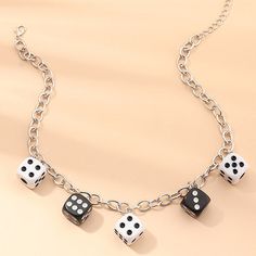 Lucky Roll Dice Necklace - Boogzel Apparel Funny Necklace, Dice Necklace, Clothes Art, Fashion Funny, Mens Rings Fashion, Mens Rings, Rings Fashion, White Gold Necklaces, Gold Necklace Women