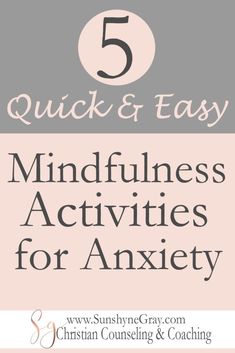 How to Practice Mindfulness for Anxiety - Christian Counseling Raising Twins, Health Blogs, Prayer Journals, Activity Director, Christian Counseling, Health Tools, Natural Sleep Remedies