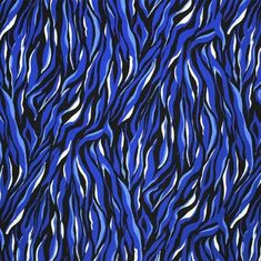 an image of blue and white wavy lines