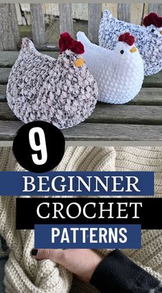 crochet chicken patterns for beginners to make