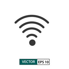 the wifi icon is shown in black and white, with an arrow pointing to it