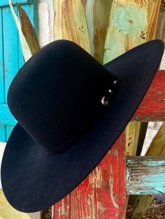 Men's Rodeo King Western Hat in black King Black, Crown Design, Black Hat, High Top Shoes, Three Piece